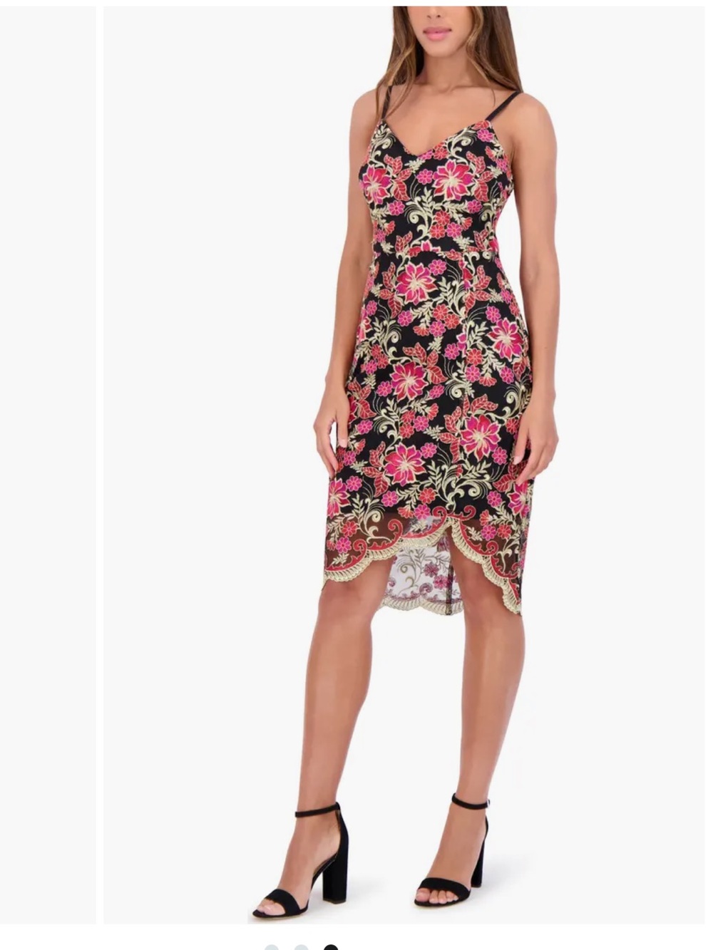 SIENA | Embroidered Mesh Dress